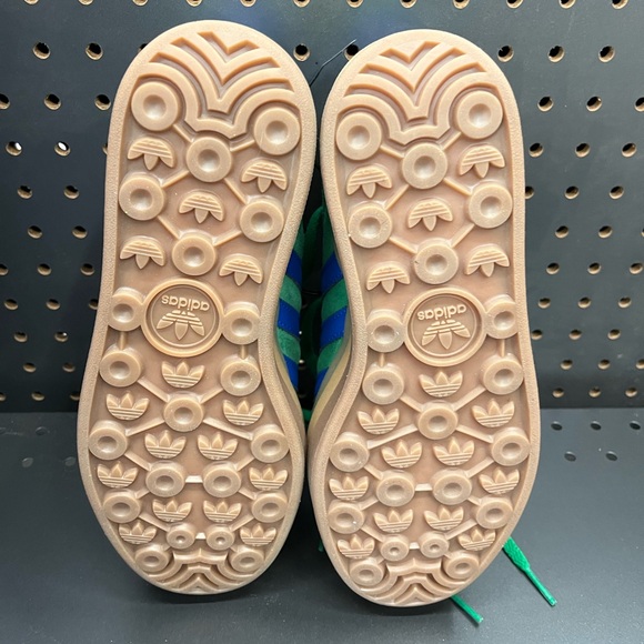 NWT Adidas Gazelle Bold Green and Blue Sneakers Mens 6 1/2 Women’s 8 - Picture 8 of 9